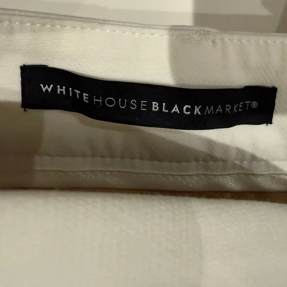 🩵WHBM White Classic Slim Ankle Comfort Stretch Trousers - Picture 8 of 10